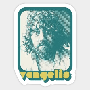 Vangelis \\\ Retro Synth Fan Design Sticker